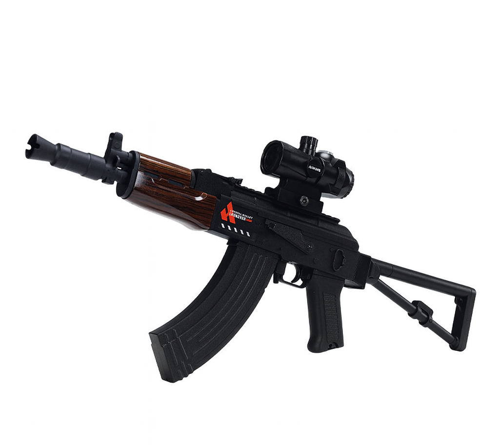 Игрушечный электрический автомат Калашникова АКС-74У на орбизах (35743954)