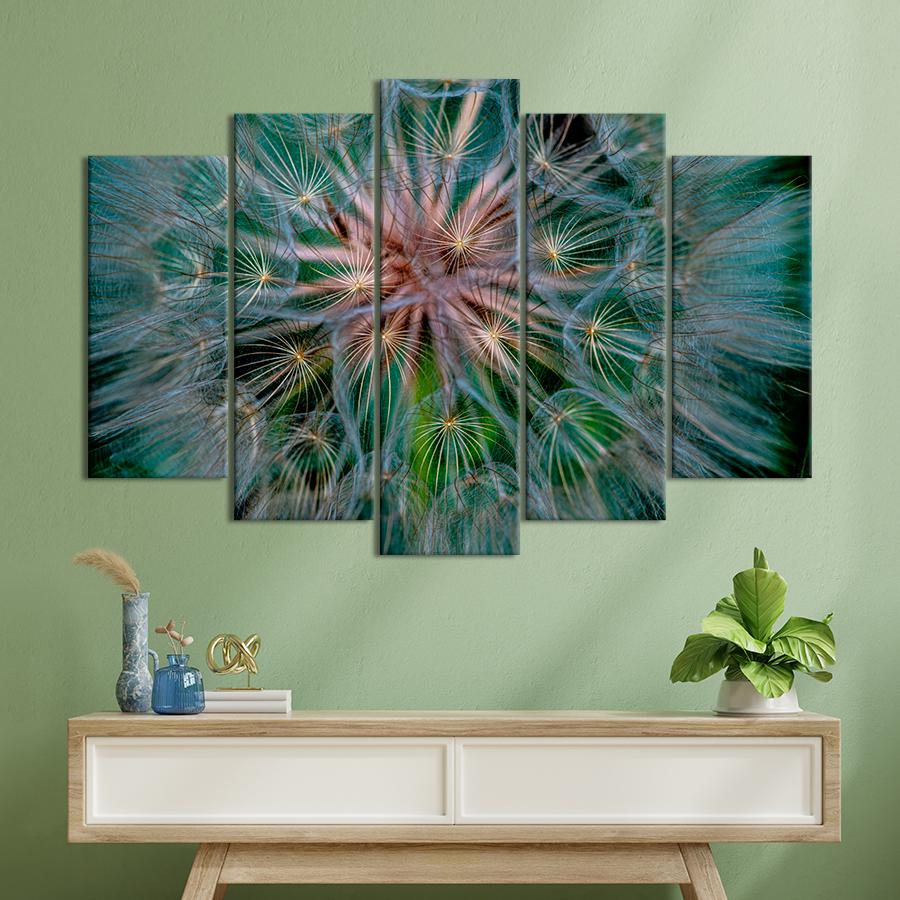 Картина цветы и растения Невесомый пух одуванчика 187x119 см (A1015-5)