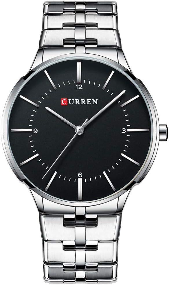 Годинник наручний Curren 8321 Silver/Black (18687)