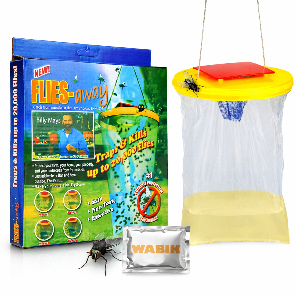 Ловушка для мух FLIES-away с биоразлагаемой приманкой уличная подвесная (XJ4102)