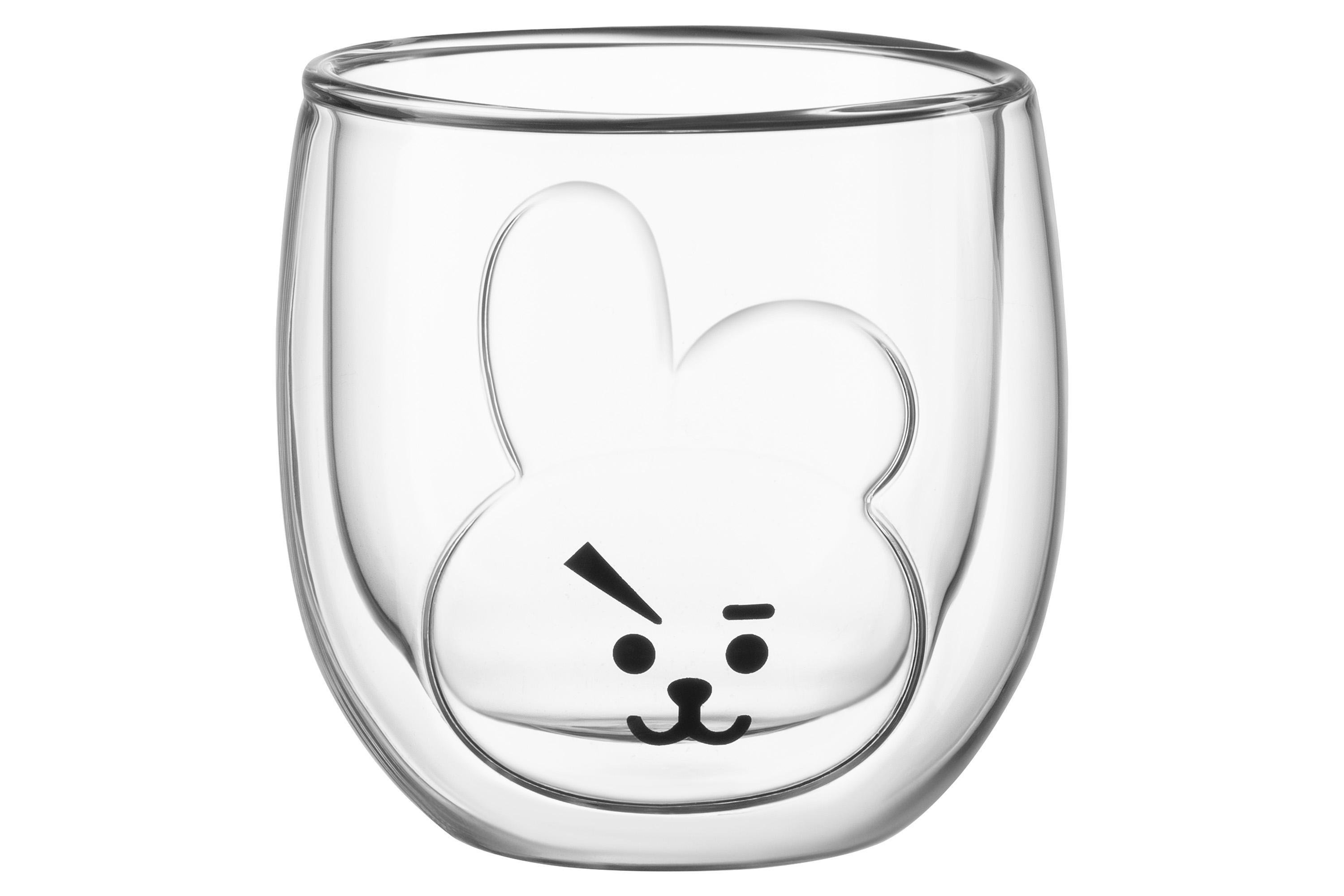 Дитячий набір чашок Ardesto Animals з подвійними стінками 300 мл 2 шт. (ERC-AR2630ARB)