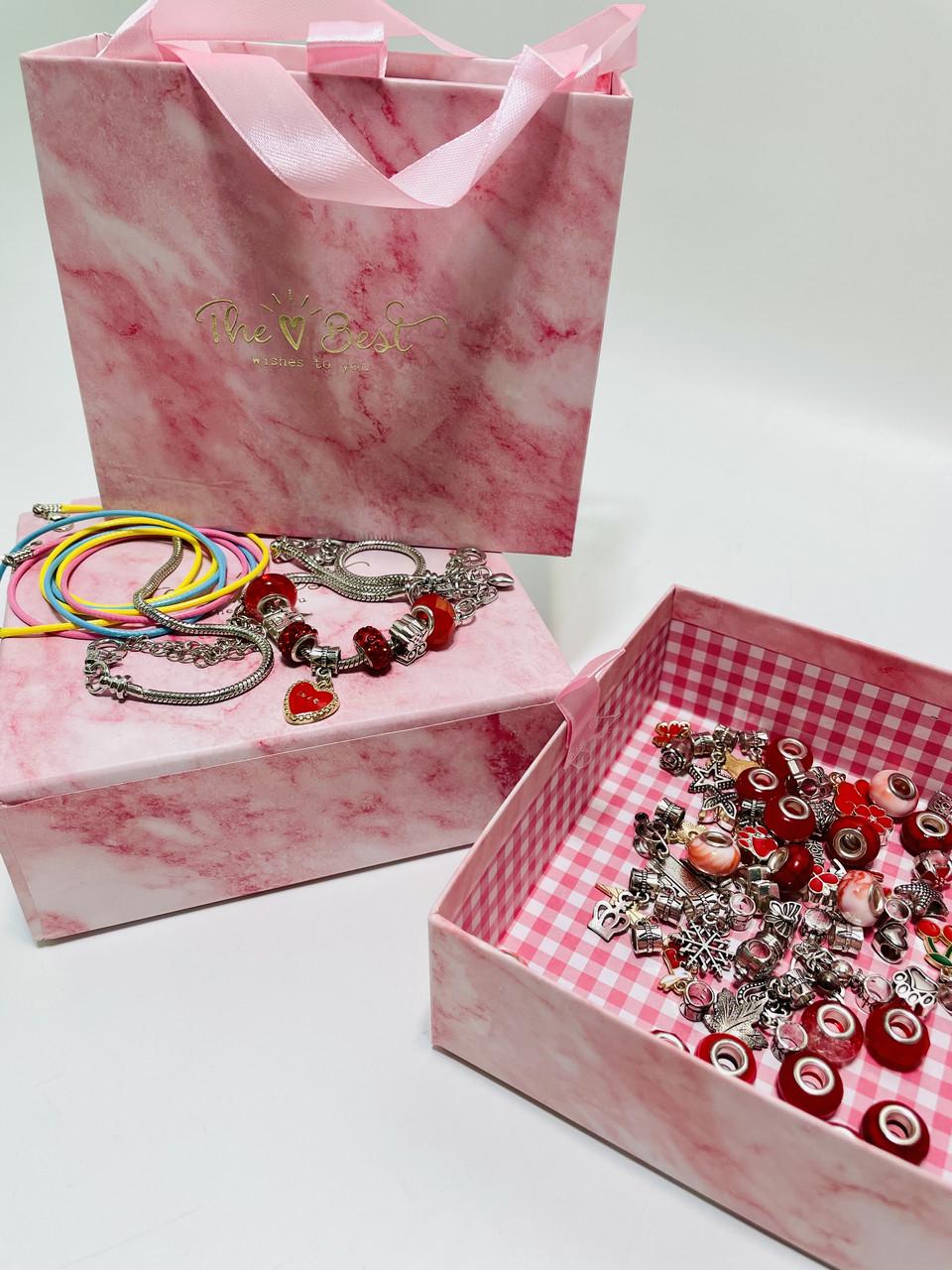 Набор украшений DLS 1105 100 6 основ браслетов/шармы/сундучок/в коробке - фото 7 Набор украшений DLS 1105 100 6 основ браслетов/шармы/сундучок/в коробке - фото 7