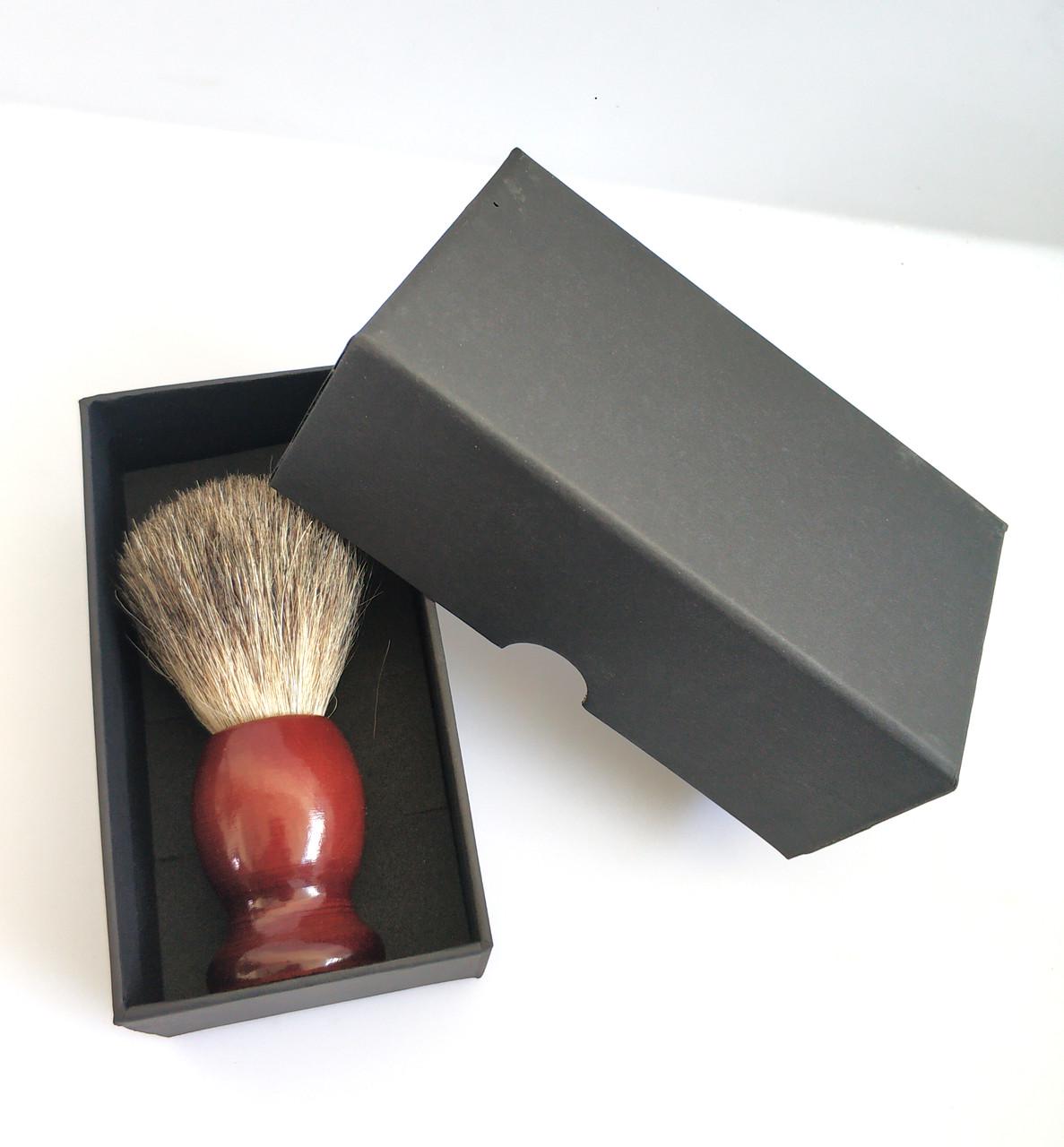 Помазок для гоління з дерева Shima з ворсом Борсука - фото 2 Помазок для гоління з дерева Shima з ворсом Борсука - фото 2