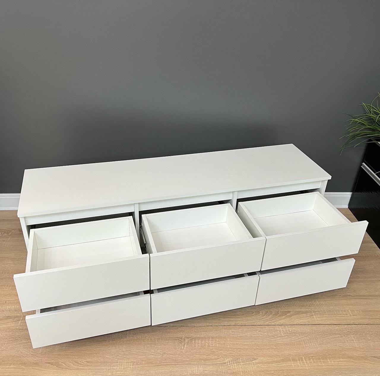 Тумба ТВ Кватро 6Н 1400х500х370 мм Білий - фото 3