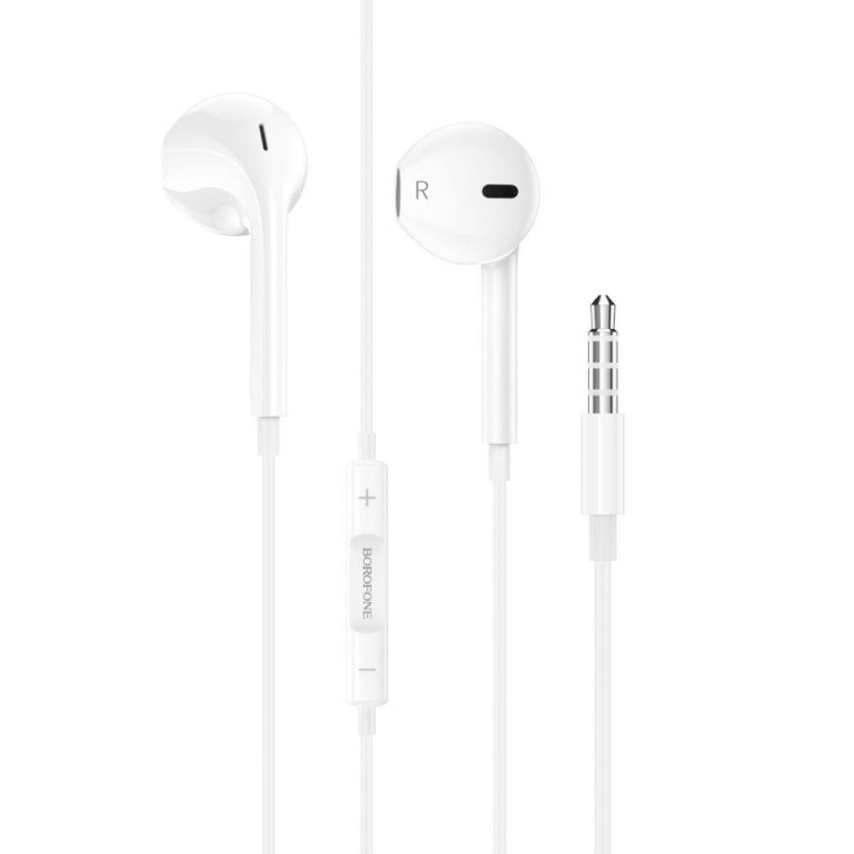 Наушники Borofone BM80MW Magnificent 3,5 мм White (578944)