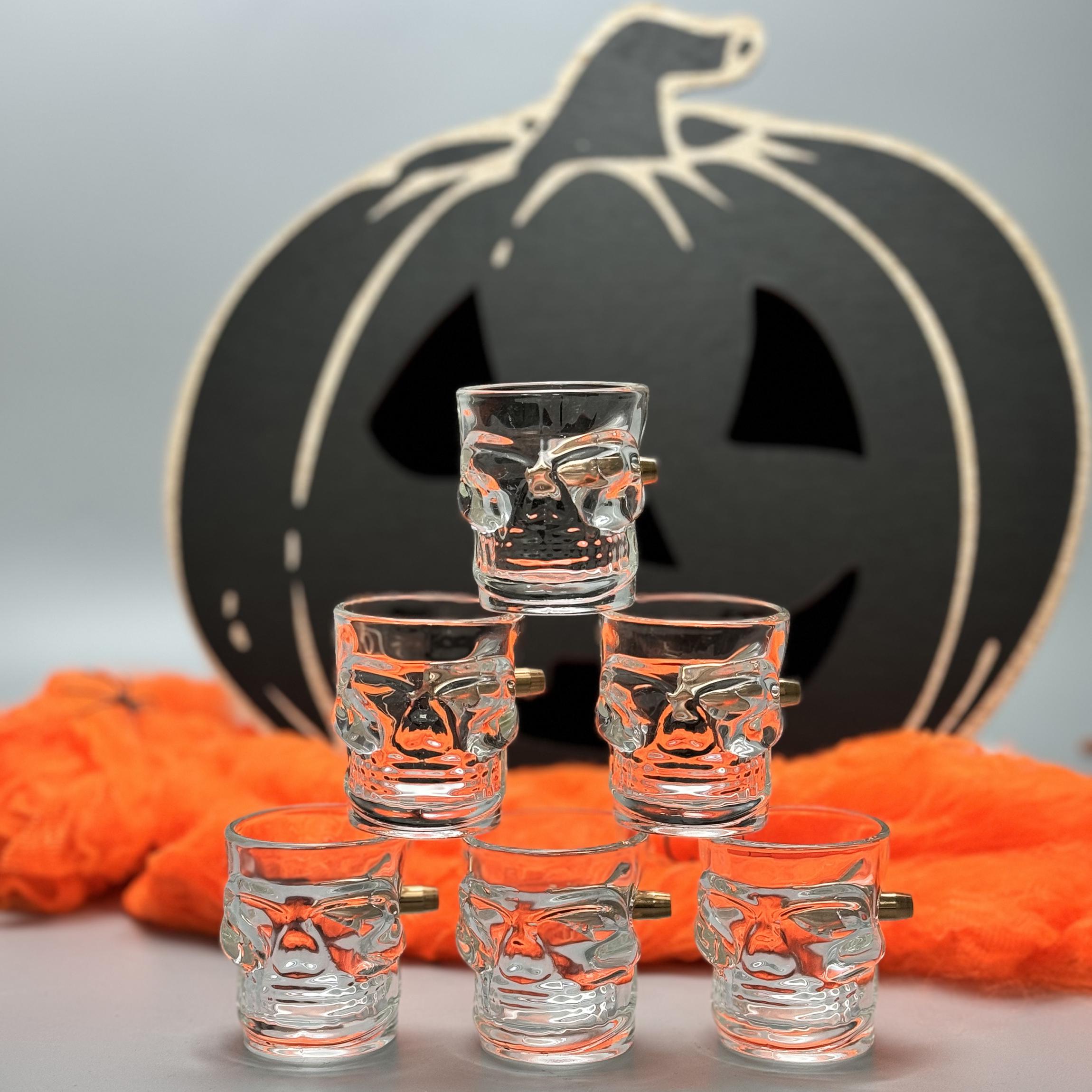 Подарочный набор рюмок черепа Halloween VSKLO