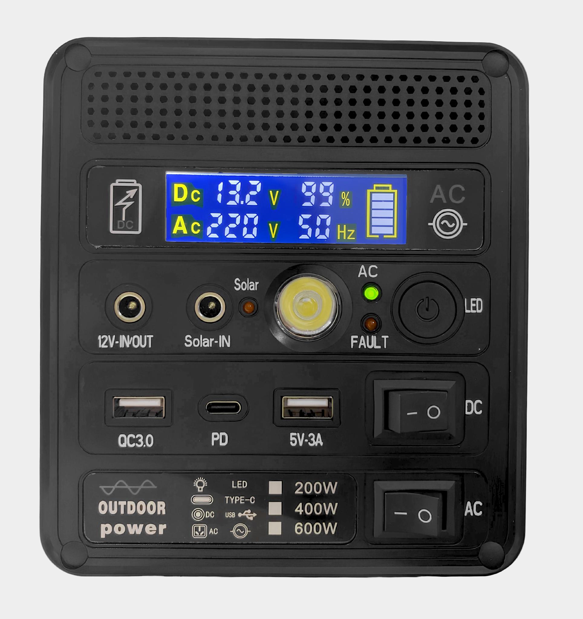 Зарядная станция Growatt INFINITY 12,8V 150000 мАч 200W с розеткой 220V