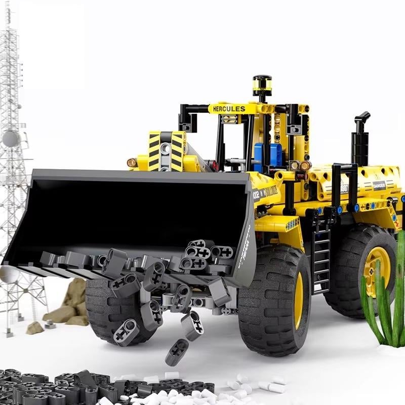 Конструктор детский Бульдозер на дистанционном управлении 1608 дет. - фото 5 Конструктор детский Бульдозер на дистанционном управлении 1608 дет. - фото 5