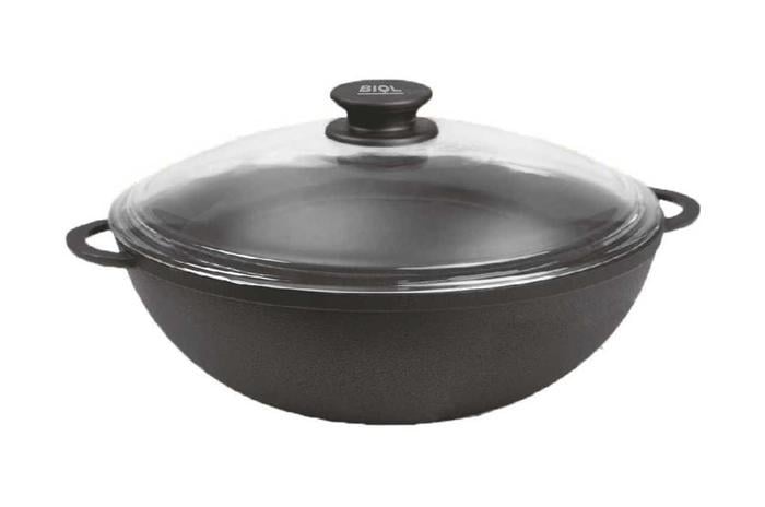 Чугунная сковорода WOK Биол 30 см (0530С)