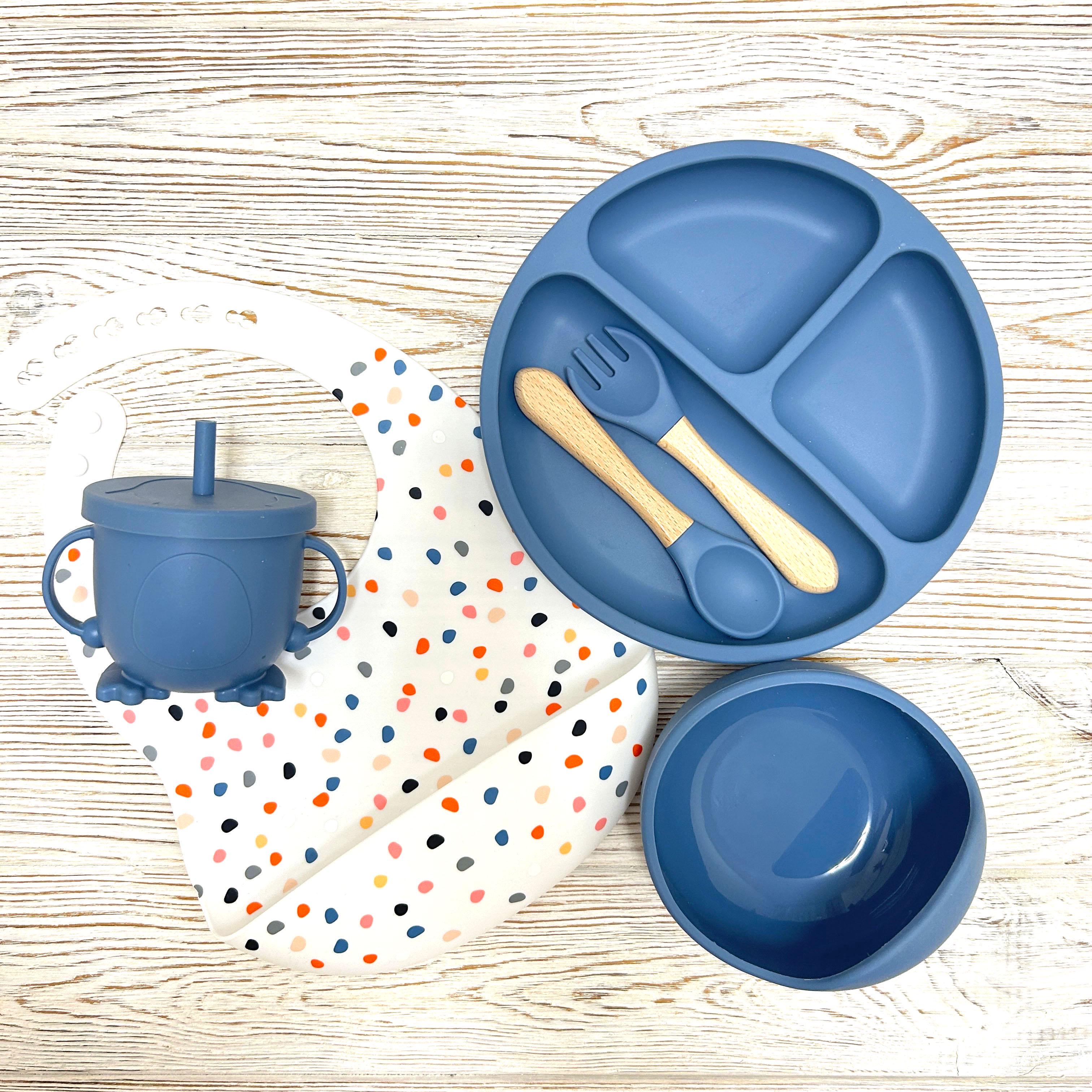 Набор посуды для детей RNSH img_e9082 точки Синий (65465)