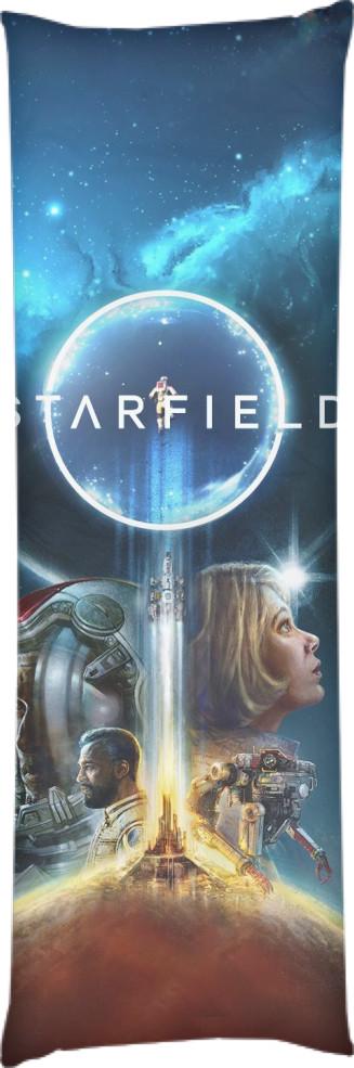 Подушка дакимакура Starfield 40x100 см (13533835)