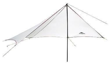 Тент туристический Naturehike 20D silicone 4,25х2,55 м Grey (6927595710531)