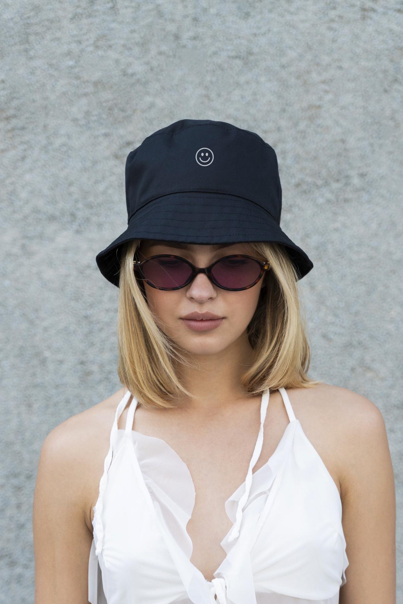 Панамка Without с принтом Smile унисекс L Black (L8049862) Панамка Without с принтом Smile унисекс L Black (L8049862)