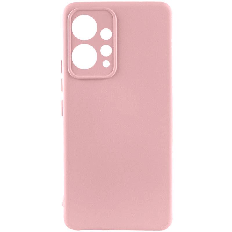 Противоударный чехол TPU GETMAN Liquid Silk Full Camera для Xiaomi Redmi Note 12 4G Розовый / Pink