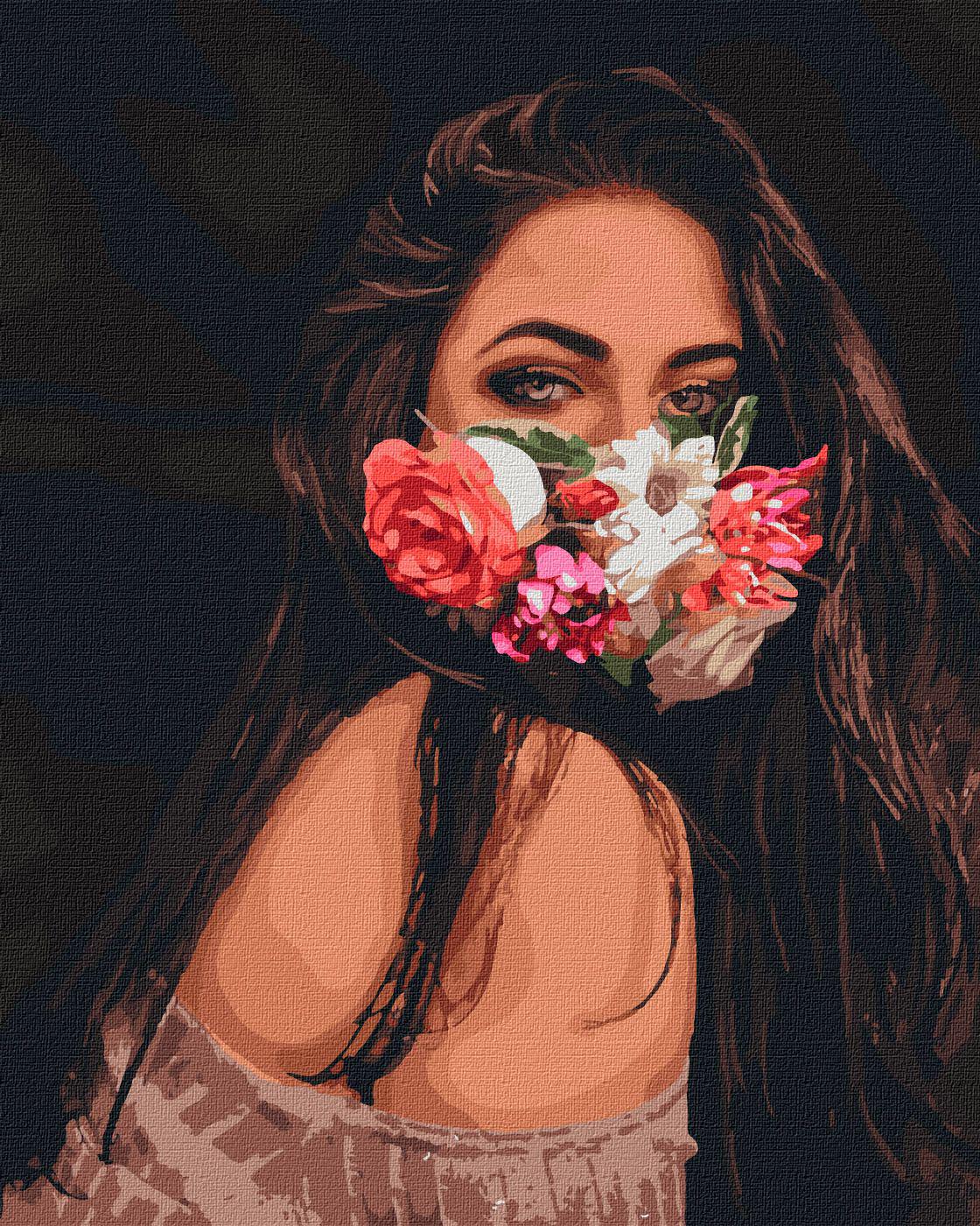 Картина по номерам Идейка Цветочное дыхание 40x50 см (КНО4767)