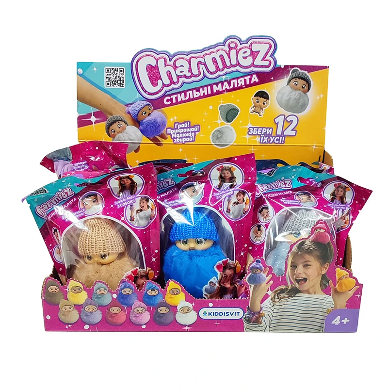 Дисплей ігрових фігурок CHARMIEZ СТИЛЬНІ МАЛЯТА 12 шт. (23022)
