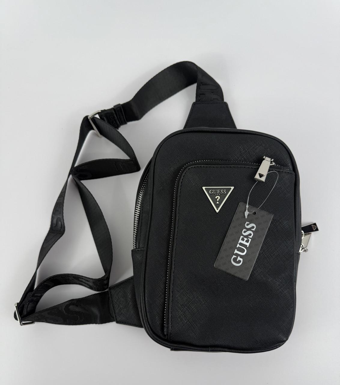 Барсетка через плечо Guess мужская Черный - фото 8 Барсетка через плечо Guess мужская Черный - фото 8