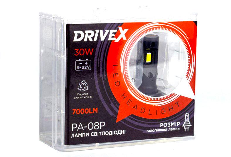 Автолампи DriveX LED PA-08P H11 5500K 30W 2 шт. - фото 2