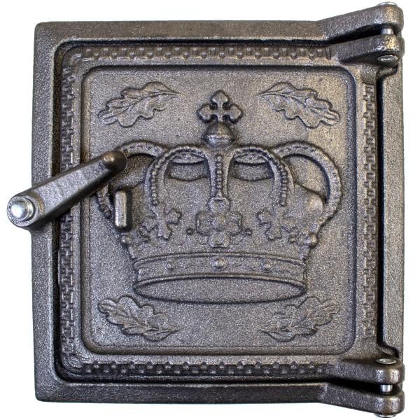 Дверца прочистная Корона 2 чугунная 150х155 мм (105004)