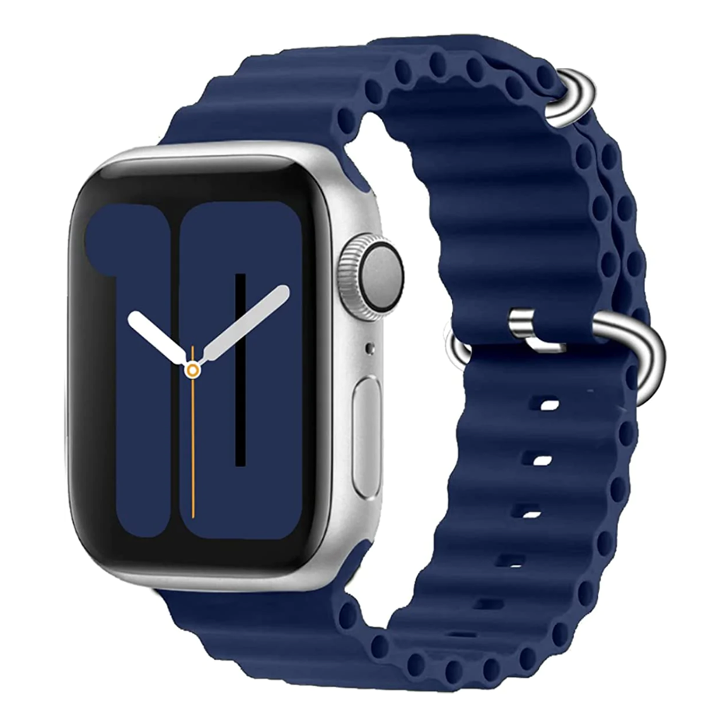Ремінець Ocean Band для Apple Watch 42/44/45/49 мм Blue Cobalt