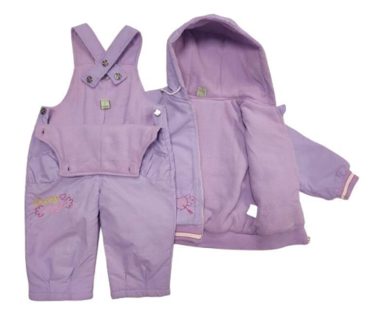 Куртка и полукомбинезон демисезонный для новорожденных для девочки Shitailu 001 86 см Сиреневый (86301_86) - фото 2 Куртка и полукомбинезон демисезонный для новорожденных для девочки Shitailu 001 86 см Сиреневый (86301_86) - фото 2