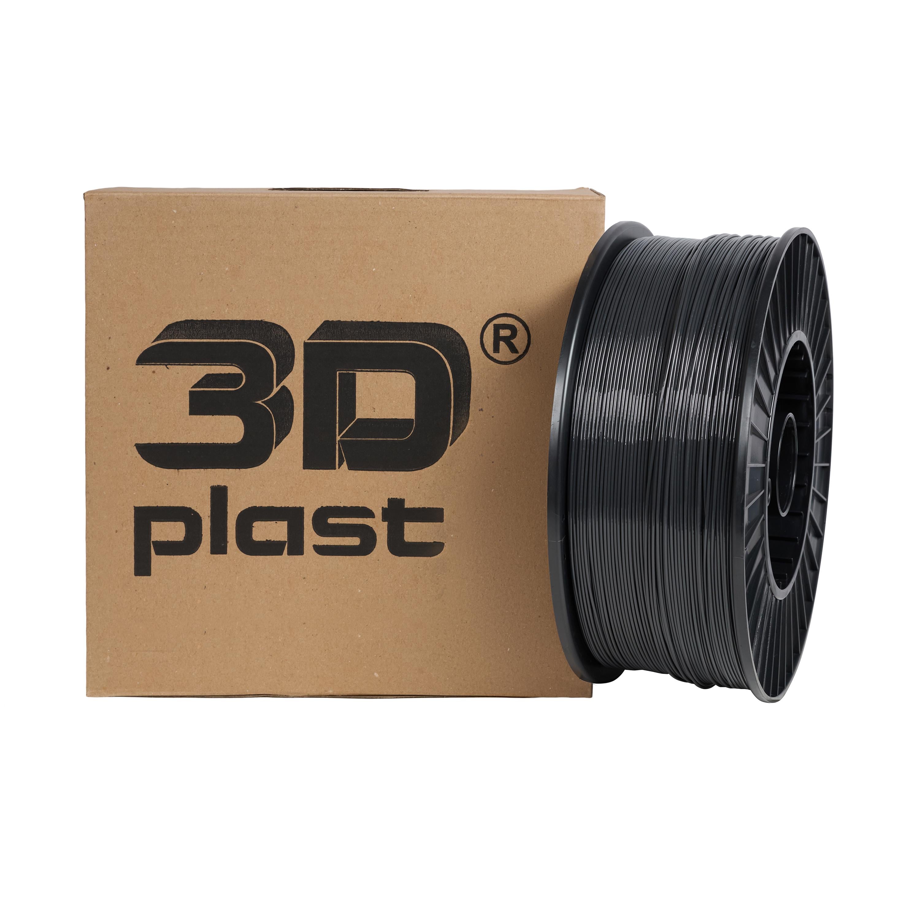 Филамент PETG CoPET 1,75 мм 3,0 кг Черный (3DPTG1753BLK)