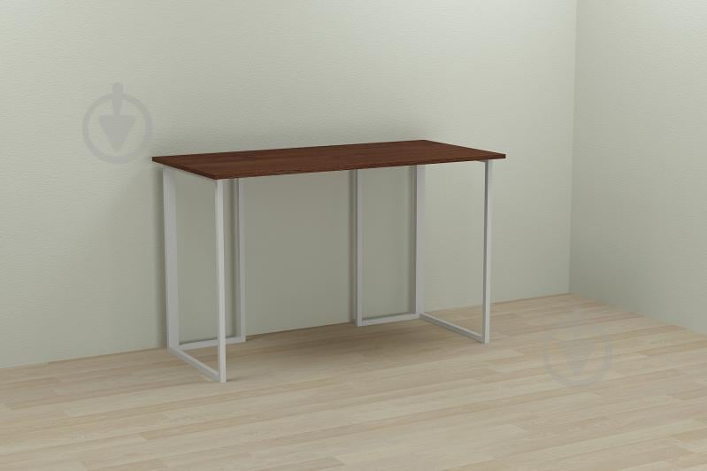 Компьютерный стол Ferrum-decor Ханна 75x120x70 белый ДСП Венге 16мм