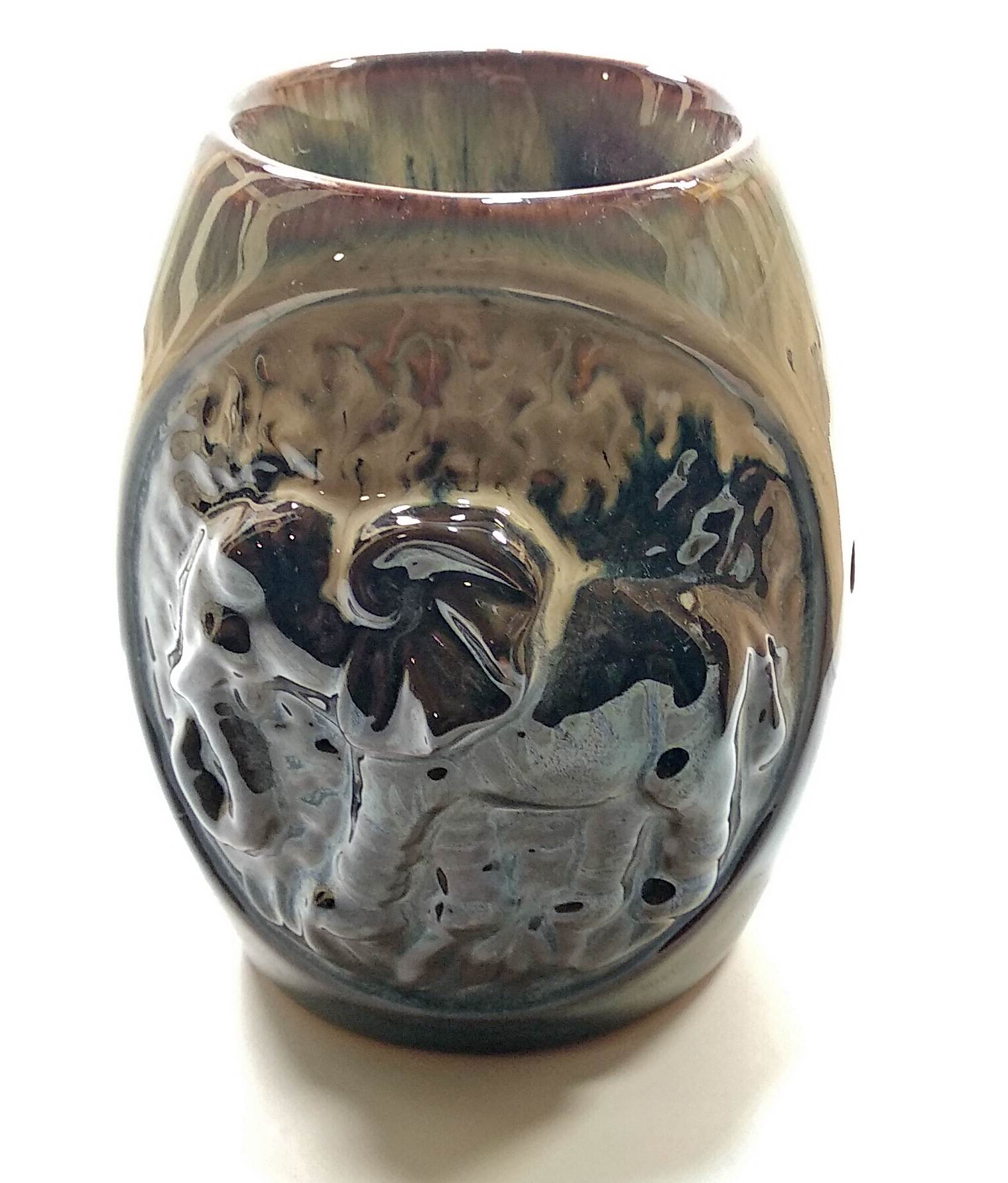 Аромалампа керамічна Слон 12х9,5х8 см Кава