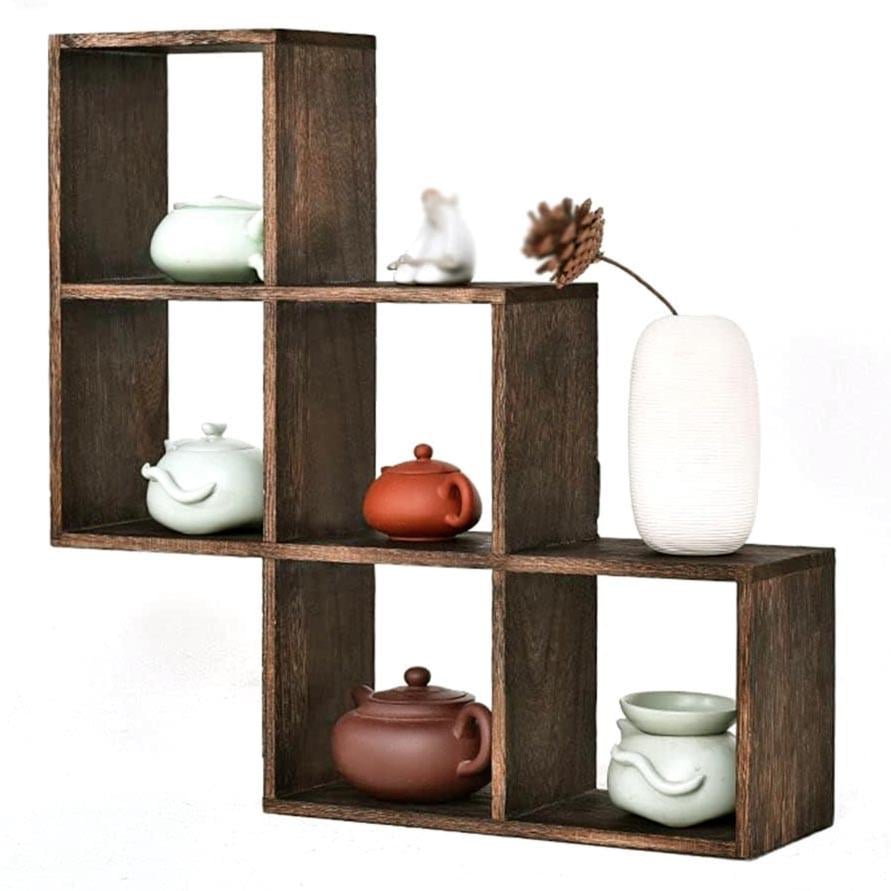 Полка для кружек из дерева Ванари Капучино (СДК-011309)