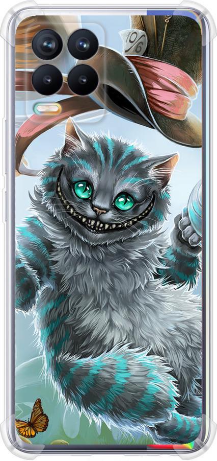 Чехол на Realme 8 Чеширский кот 2 (3993sp-2303-42517) Чехол на Realme 8 Чеширский кот 2 (3993sp-2303-42517)