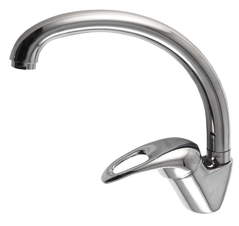 Змішувач для кухні Frap F4103 U-подібний гусак Хром (35465)