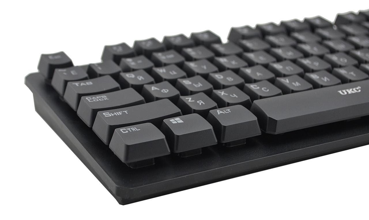 Комплект клавіатура з мишкою UKC HK6500 бездротова Black/Red (10263) - фото 3 Комплект клавіатура з мишкою UKC HK6500 бездротова Black/Red (10263) - фото 3