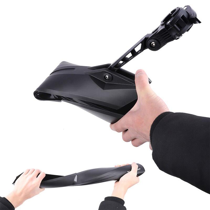 Крыло велосипедное West Biking 0714020 Black переднее и заднее брызговик для велосипеда - фото 3 Крыло велосипедное West Biking 0714020 Black переднее и заднее брызговик для велосипеда - фото 3