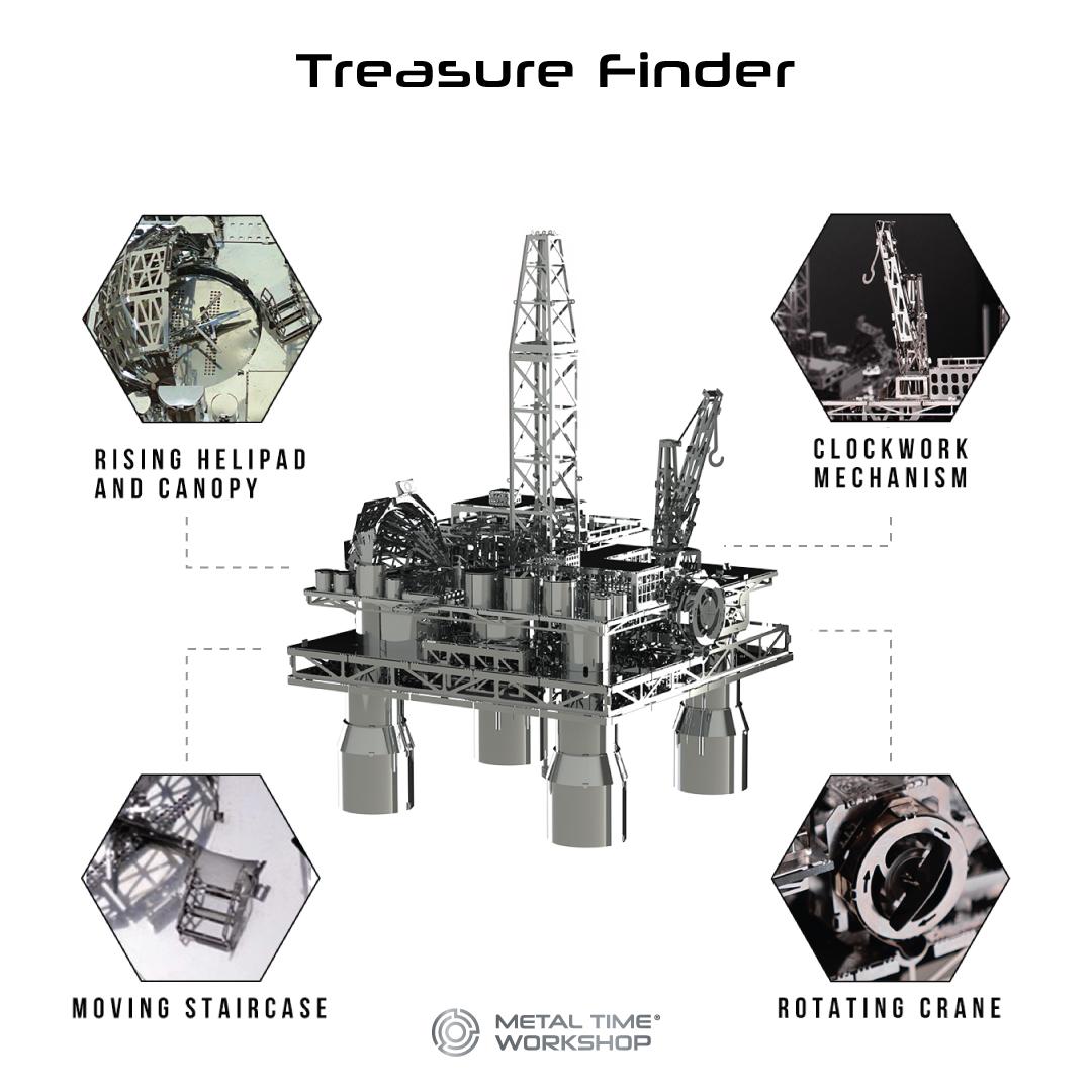 Конструктор METAL-TIME Treasure Finder MT008 колекційна модель (3029043) - фото 10 Конструктор METAL-TIME Treasure Finder MT008 колекційна модель (3029043) - фото 10