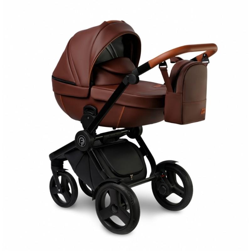 Коляска Verdi Futuro универсальная 2в1 с дождевиком и сумкой-рюкзак и чехол на ножки Коричневый Коляска Verdi Futuro универсальная 2в1 с дождевиком и сумкой-рюкзак и чехол на ножки Коричневый