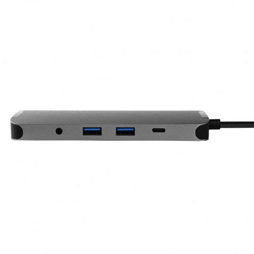 Док-станция Chieftec DSC-901 USB3.2 Type-C HDMI/USB 3.2x2/RJ45/USB-C/SD/TF/PD 80W - фото 2