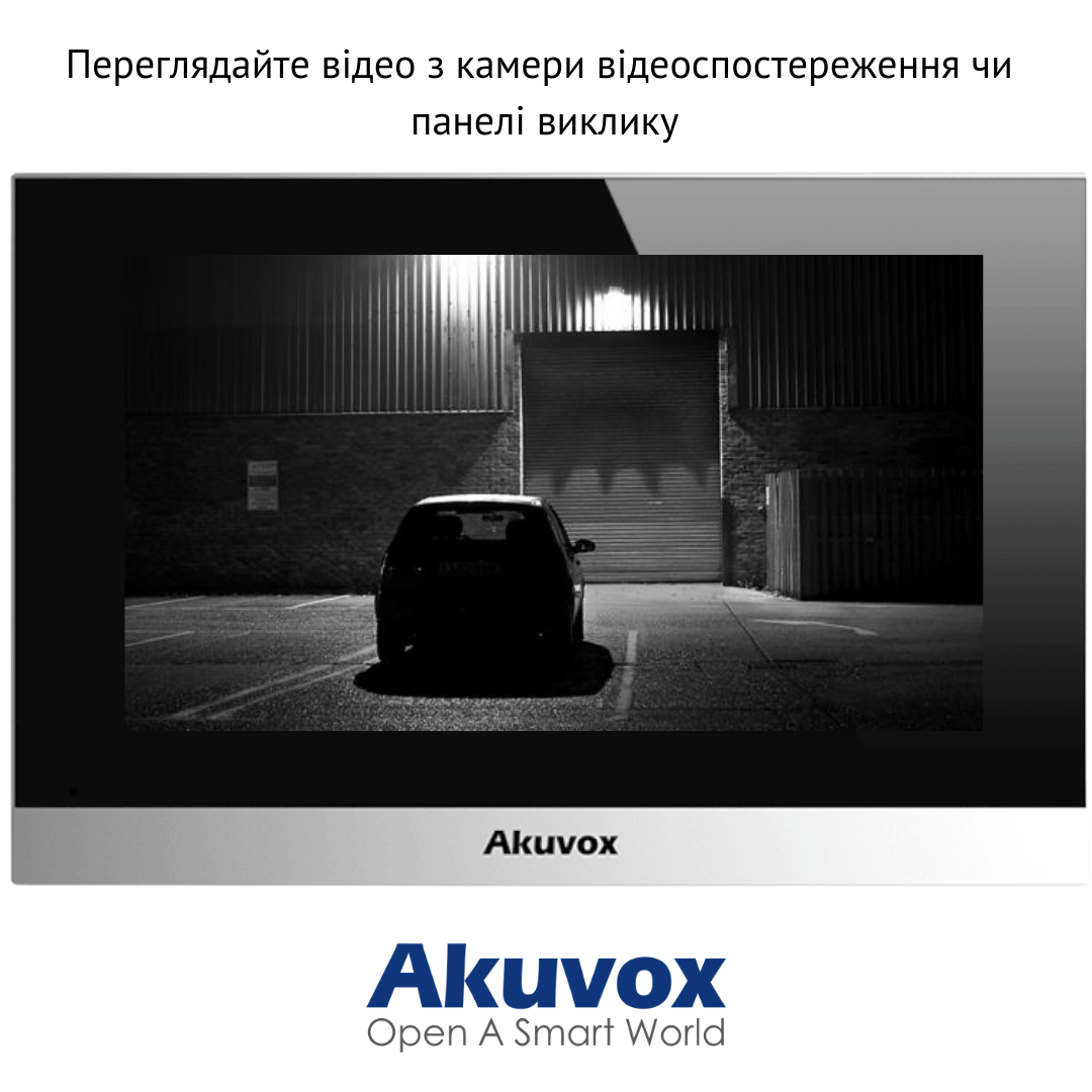 Відеодомофон-IP Akuvox C313W Black - фото 5