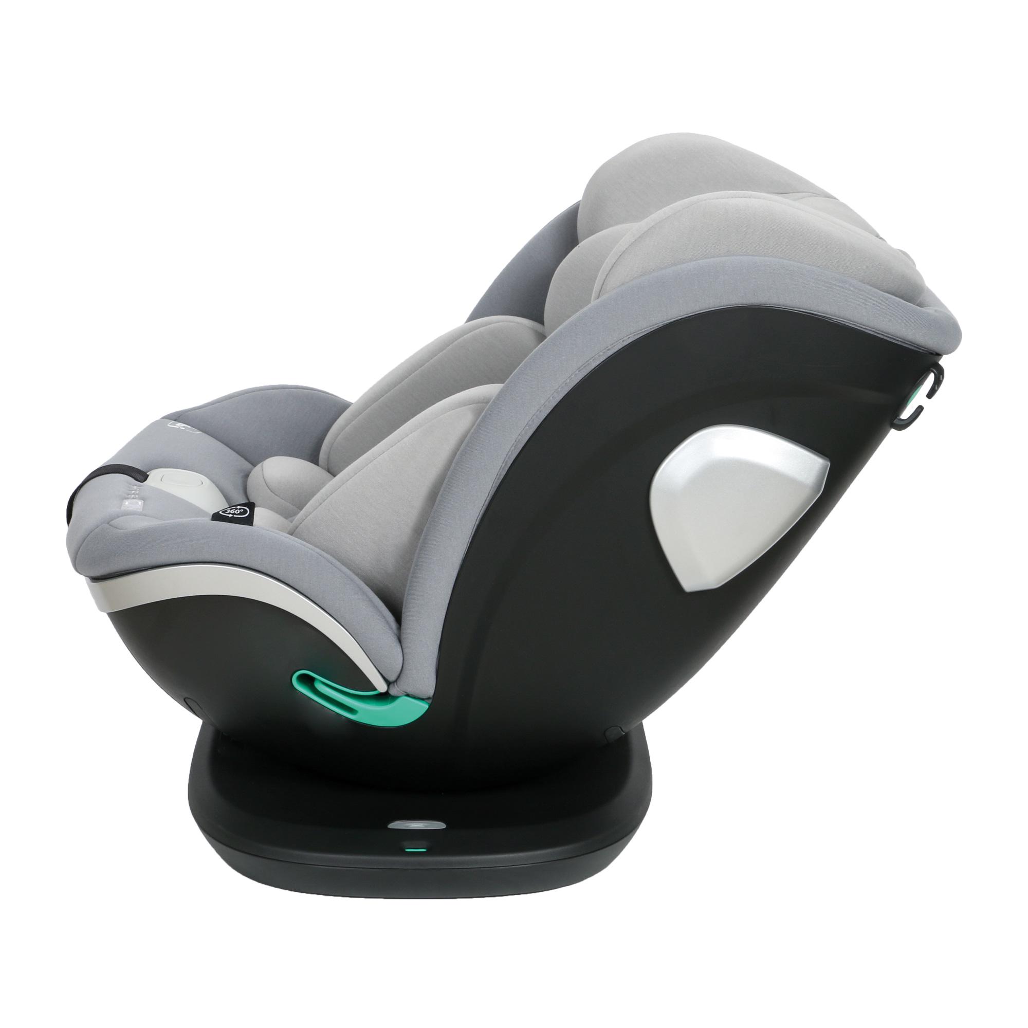 Автокресло FreeON Isofix OPAL 0-12 лет 0-36 кг вращается на 360° Grey (44466) - фото 3