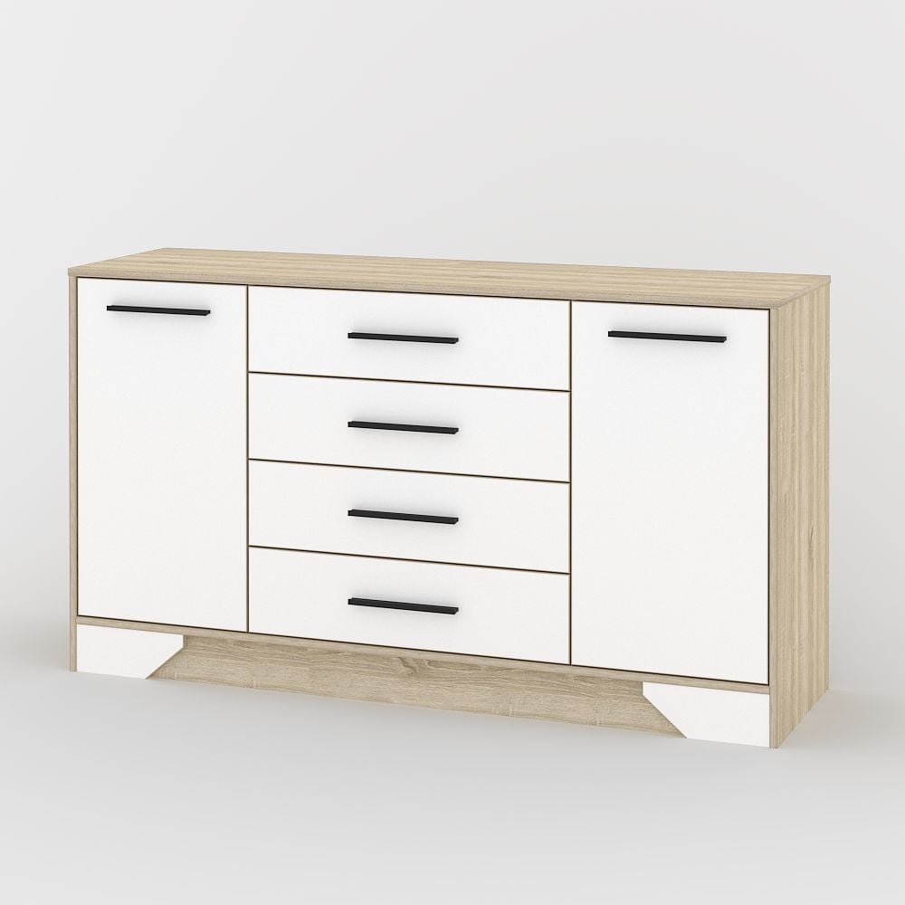 Комод Тиса Мебель 104 Дуб сонома/Белый (619cfc3d3989b46c6a155f33) Комод Тиса Мебель 104 Дуб сонома/Белый (619cfc3d3989b46c6a155f33)