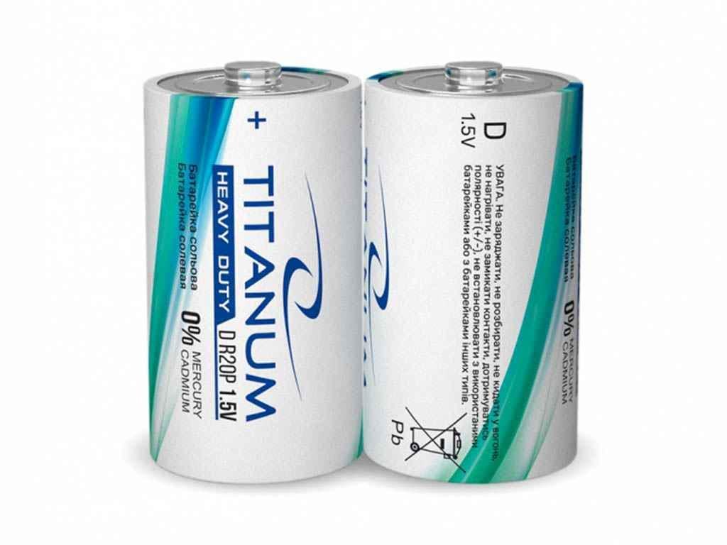 Батарейка TITANUM R20 2 шт. (969597)