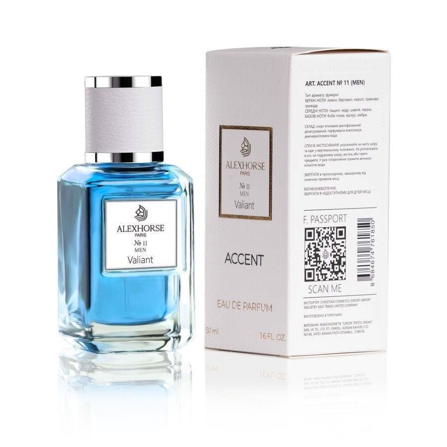 Парфюмерная вода Alex Horse для мужчин Valiant ACCENT 50 мл (AA-011)