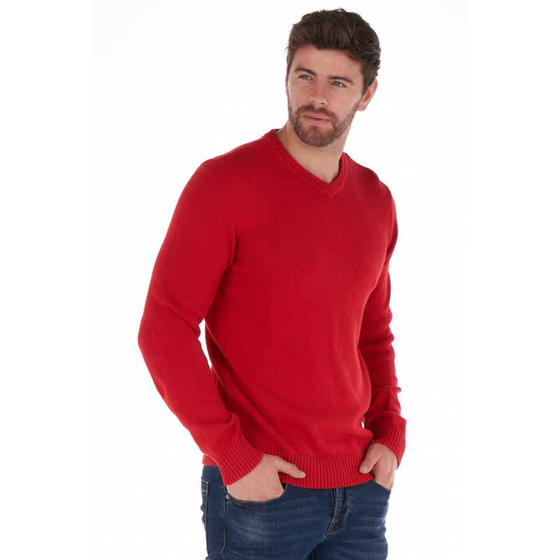 Светр чоловічий Lee cooper 10495523 S Червоний - фото 4