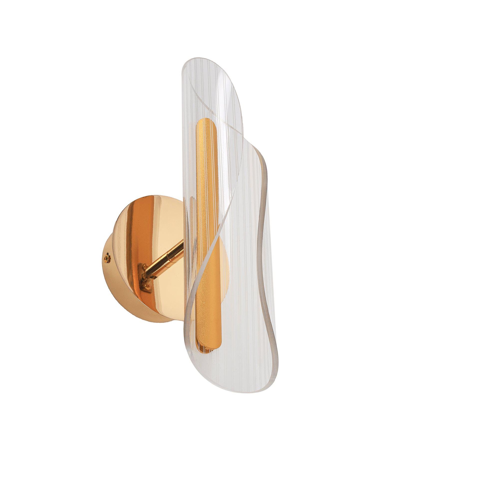 Бра настенное Sirius N 3722-1 GOLD 16 W светодиодная акриловое (000029836)