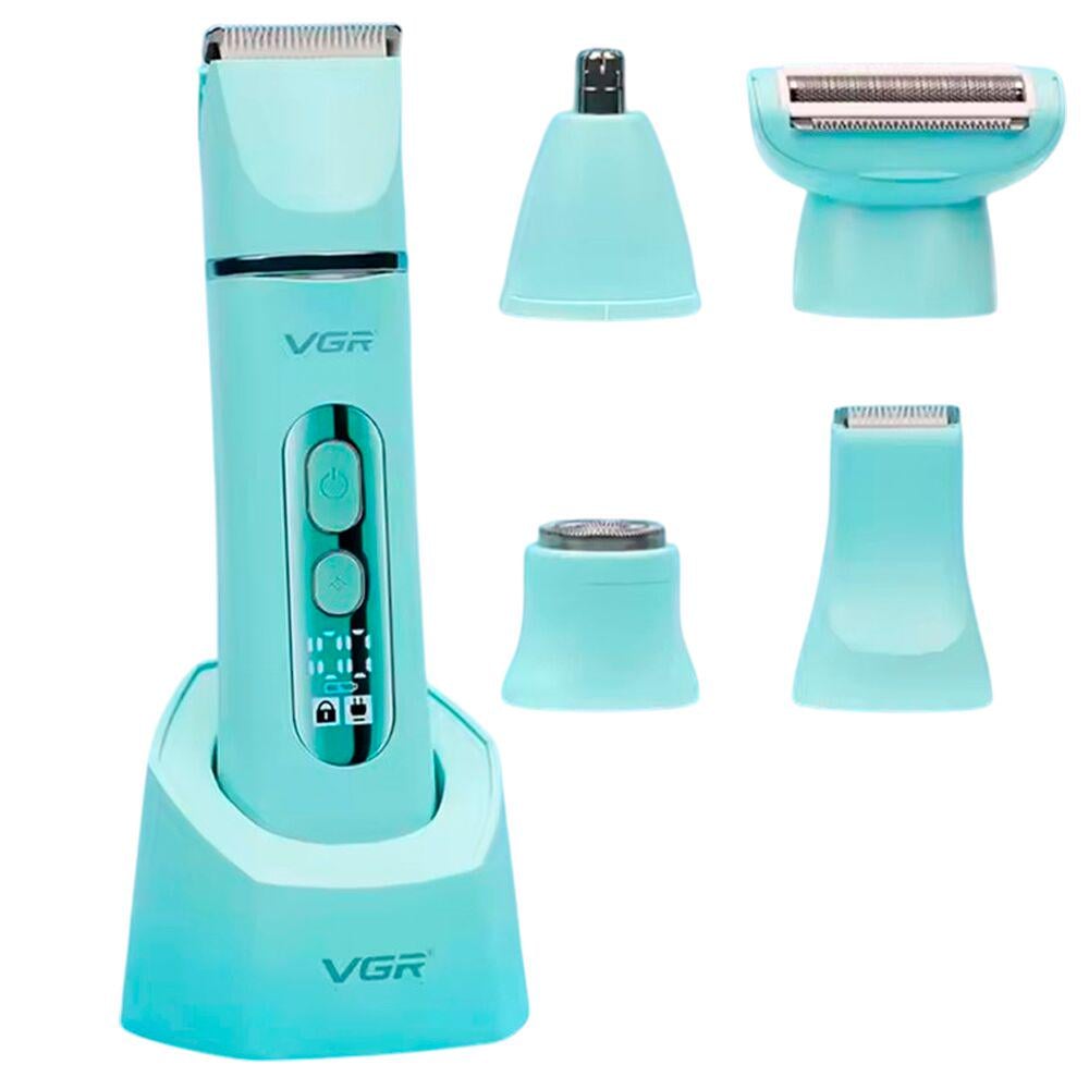 Эпилятор VGR V-763 5в1 аккумуляторный IPX7 Бирюзовый (GR-06698)
