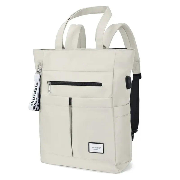 Сумка-рюкзак Tigernu T-S8632 14,6 л с отсеком для ноутбука до 15.6" и USB White (18193)