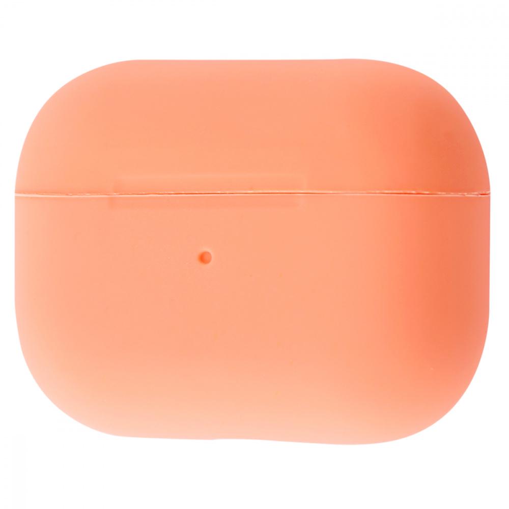 Чехол для AirPods Pro силиконовый Персиковый