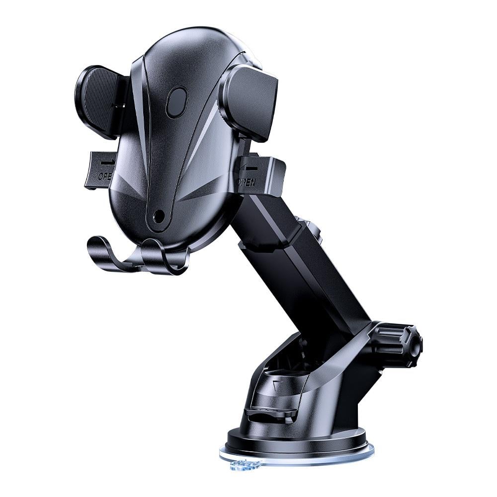 Автодержатель для телефона зажим D43-3 телескоп Black (617874)