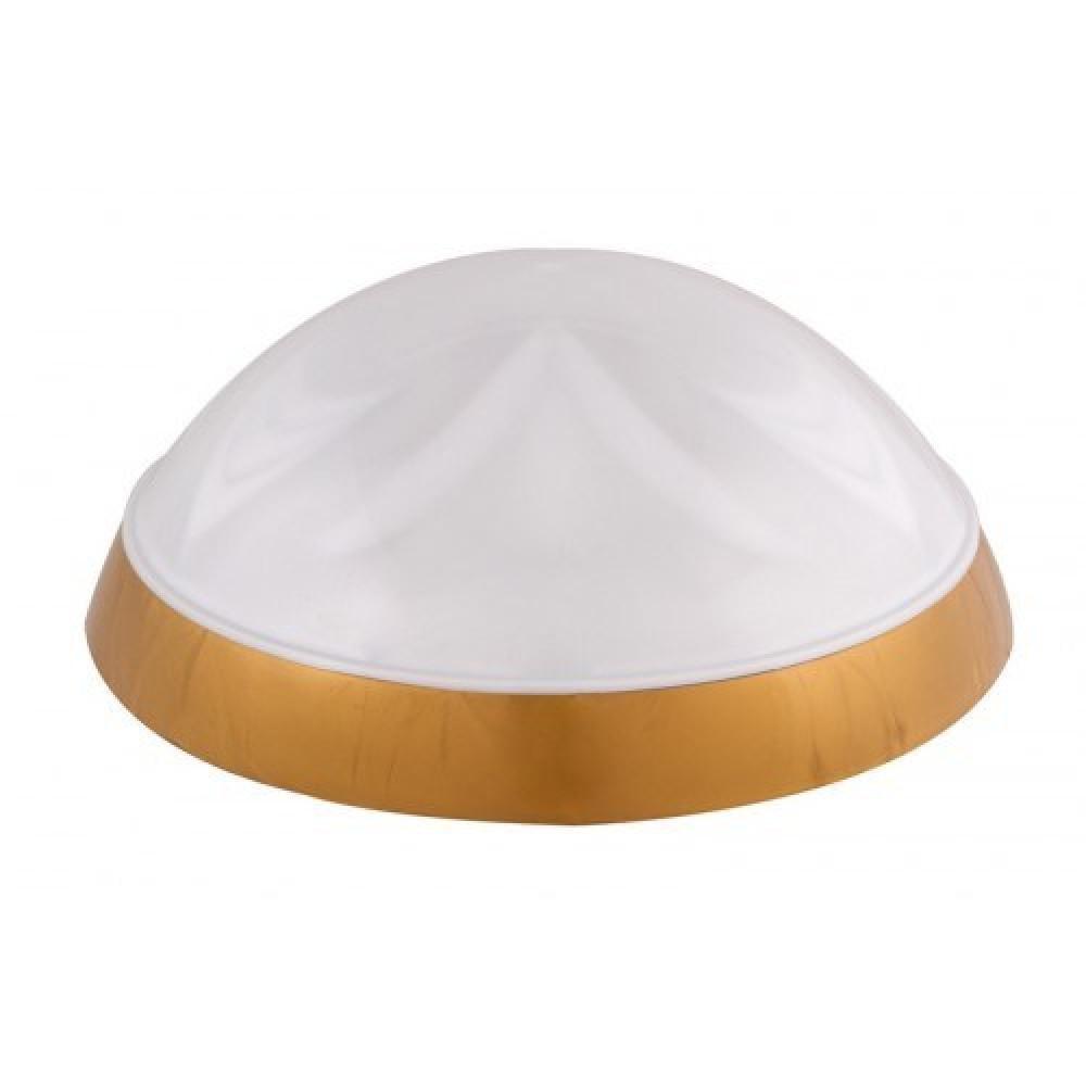 Настінно-стельовий світильник ERKA 1126-GB круглий E27 IP20 Золотий/Білий (27550483)