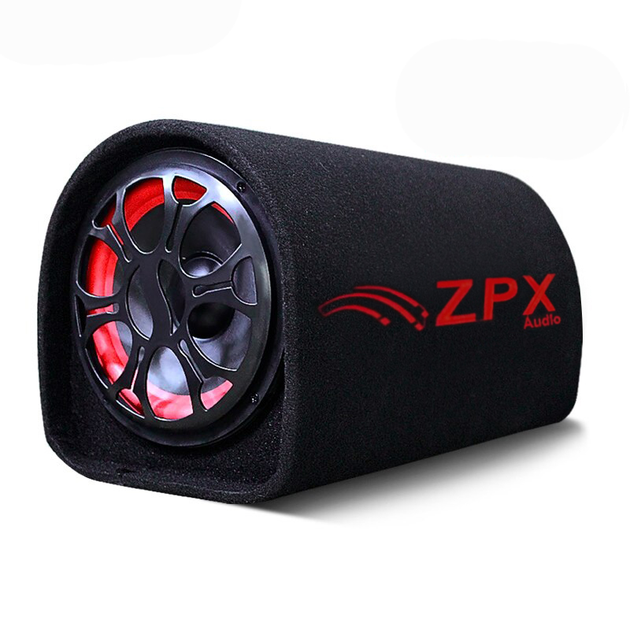 Сабвуфер активний підсилювач для автомобіля Car Subwoofer Speaker ZPX ZX-8SUB Bluetooth USB 800 Вт 8"