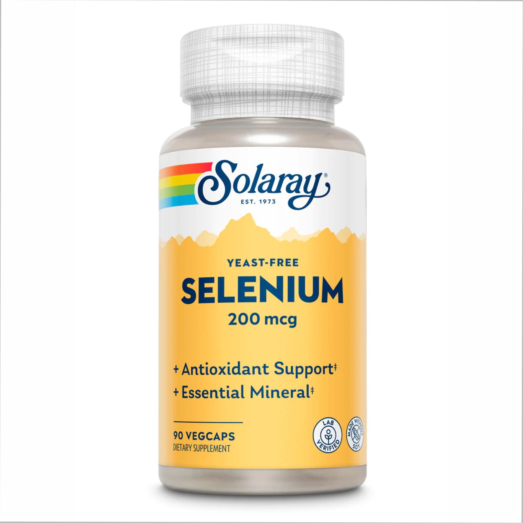 Натуральна добавка Selenium Yeast Free 200 mcg 90 vcaps (2022-10-1031)